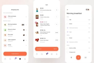 build ecommerce app, marketplace app, shopping app, product listing app