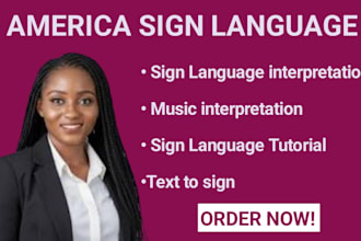 do america sign language interpretation