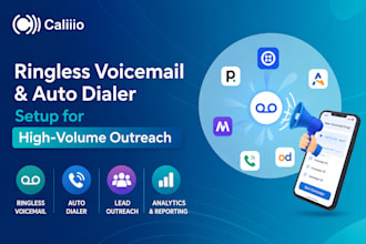 build automated ringless voicemail drop voip crm sales lead campaign auto dialer