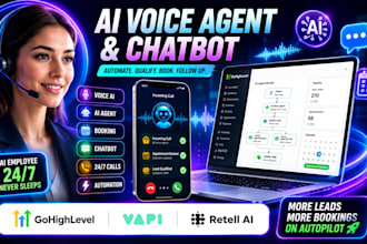 gohighlevel voice ai agent vapi retell synthflow inbound outbound calling setup