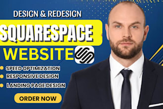 build squarespace website design, squarespace website redesign, web development