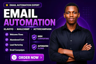 setup klaviyo mailchimp activecampaign email automation flows and campaigns