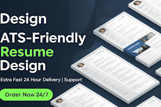 provide professional resume and cv design services