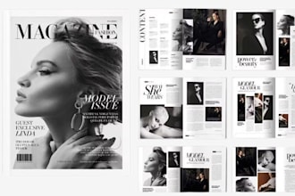 design digital lookbook product catalog fashion magazine flipbook canva ebook