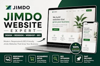 design jimdo website, jimdo webshop, jimdo landing page, jimdo website redesign