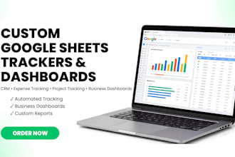 create a custom google sheets tracker for your business