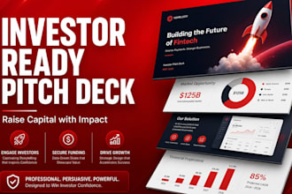 design investor pitch deck on canva and design  google slides presentations