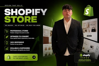 creo paginas web de shopify profesionales