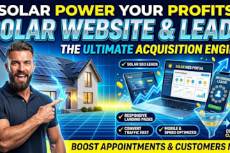 solar website solar landing page solar leads solar roofing leads business leads