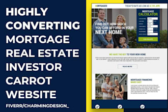 design mortgage real estate loan on carrot investor carrot website