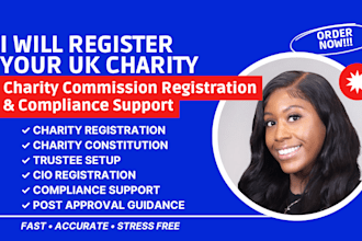register your UK charity with the charity commission for full legal compliance