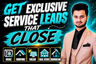 generate exclusive local service business leads with  facebook lead ads