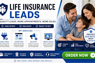 life insurance leads iul leads auto insurance leads health insurance website