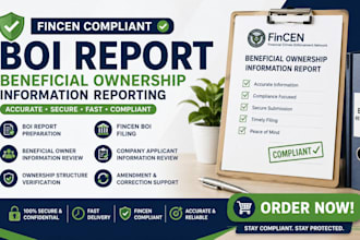 file your fincen boi report and beneficial ownership information filing