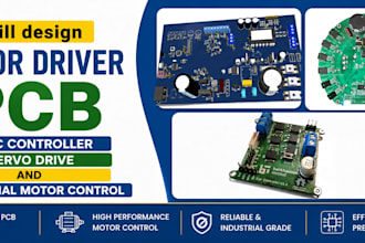 design motor driver pcb bldc controller servo drive and industrial motor control