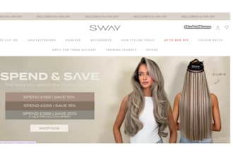 design a hair extension website, beauty website, and ecommerce store