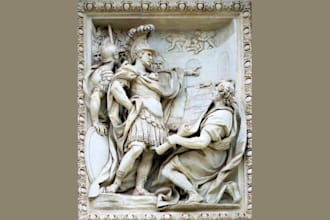 3d mythological 3d wall art 3d bas relief 3d religious emblem 3d wood carving