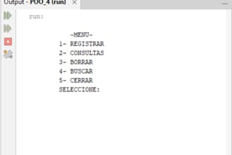 creación o revisión de código java