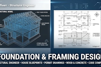design structural foundation framing and permit drawings