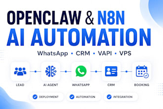 setup openclaw n8n automation vps docker claude vapi whatsapp crm sdr paperclip
