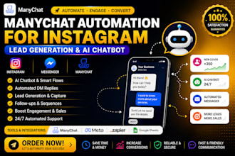 manychat automation for instagram lead generation and ai chatbot