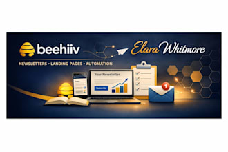 professional beehiiv newsletter landing page setup