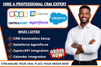 do ontraport automation salesforce agentforce zoho ai agent calendar integration