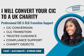 convert your cic or company limited by guarantee into a registered UK charity