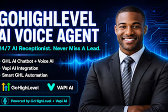 build a ghl ai voice agent and chatbot receptionist