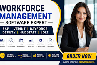 setup workforce management software sap verint dayforce deputy hubstaff jolt