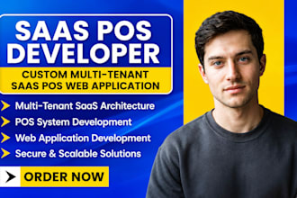 develop a custom multi tenant saas pos web application