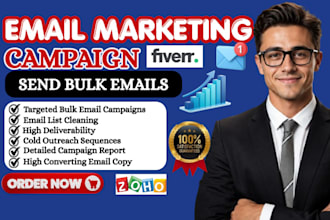 send bulk email campaigns, email blast, cold emails, and mass email marketing