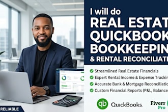do real estate quickbooks bookkeeping and rental reconciliation