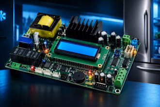 develop end to end refrigerator defrost controller pcb for lcd relay ac dc smps
