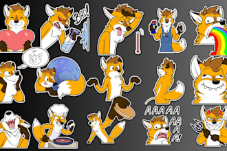 draw furry telegram stickers nsfw furry stickers discord animated stickers