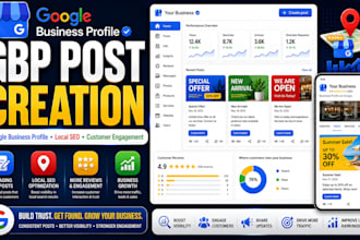 create professional google business profile gbp posts for local SEO