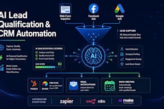 build ai lead qualification CRM and follow up automation