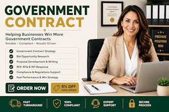 write winning government bid proposal response to rfp rfq rfi grant proposal
