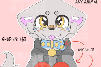 draw your furry character for pride