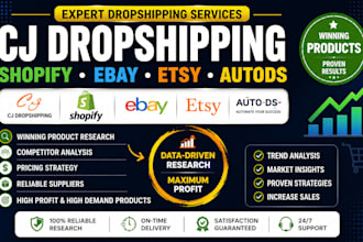 do expert cj dropshipping to ebay shopify etsy autods