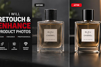 retouch and enhance product photos for ecommerce stores