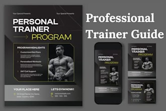 design fitness ebook, PDF lead magnet, workout plan, gym ebook PDF