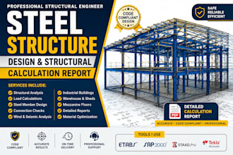 do steel structure design and structural calculation report