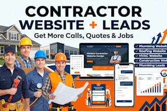 plumbing website construction website roofing website hvac website plumbing lead