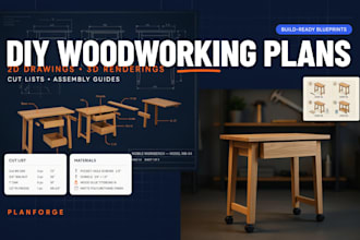 create detailed DIY woodworking plans for any project