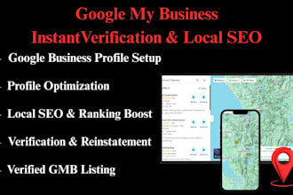 create verified google my business listing with instant verification