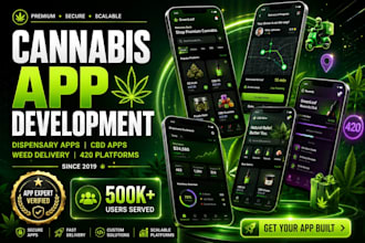 create cannabis app dispensary app weed delivery app cbd app 420 delivery app