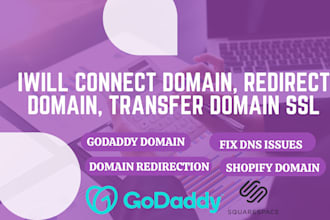 connect godaddy domain to any website in minute