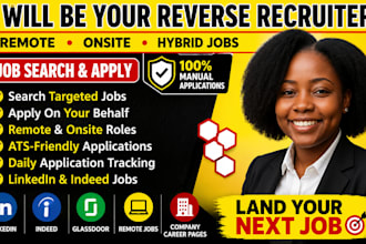 search and apply for remote or onsite job opportunities using reverse recruiter