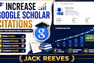 increase google scholar citations and boost h index researchgate reads